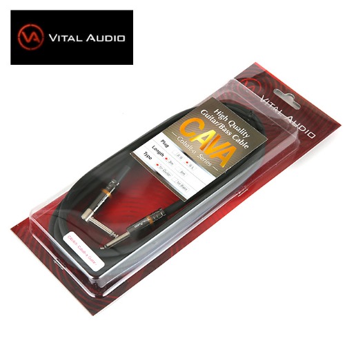 VITAL AUDIO CAVA-II 기타 케이블 (3m S/L) [네이버톡톡/카톡 AMA-zing 추가인하]